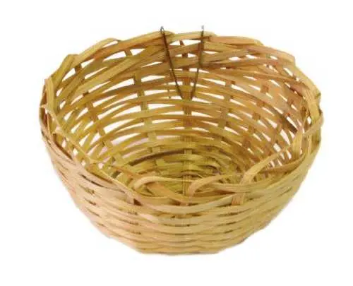 Cuib pentru canari Croci, din bambus, 10 cm