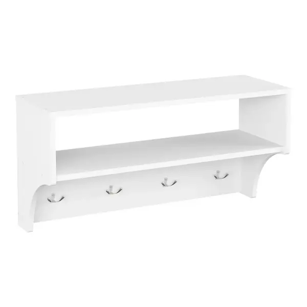 Cuier Crosta, Alb, 80x28x40 cm