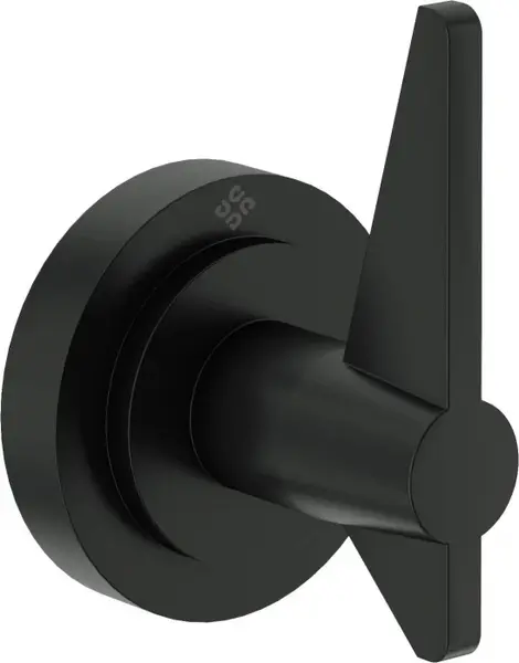 Cuier de baie negru mat, Deante Temisto