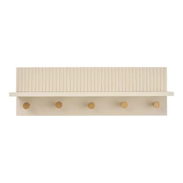 Cuier de perete ORLUN 50 x 16 CM - Beige