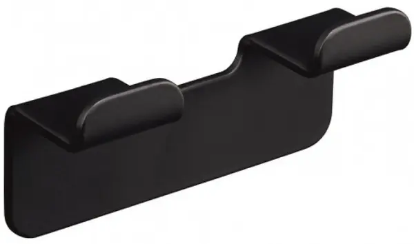 Cuier dublu Inter Ceramic - Elinor, negru