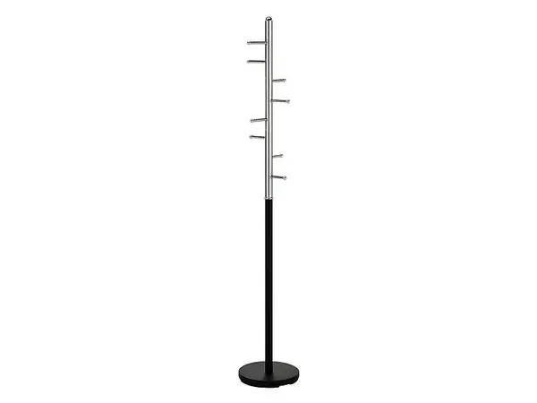 Cuier Ferro negru/crom H173 cm