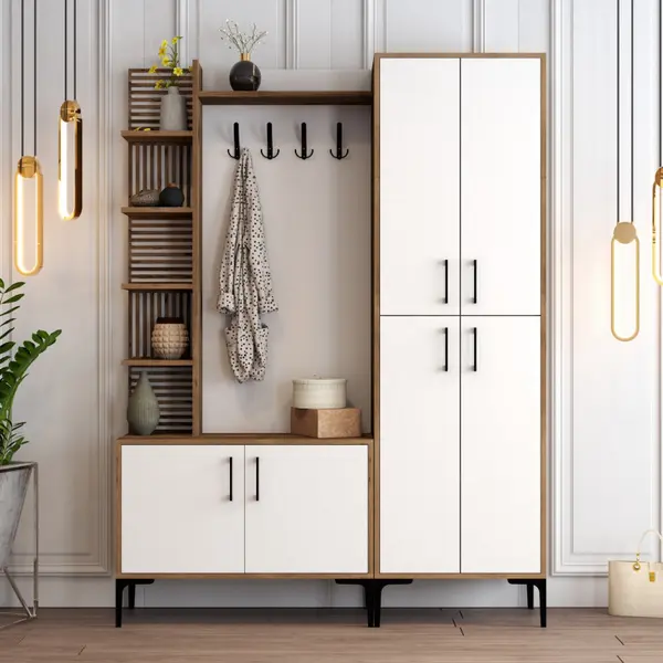 Cuier Hol Viyana DA Walnut-Alb