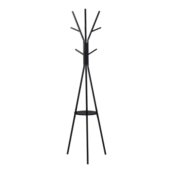 Cuier metalic Denner, Metal, Alb, 48x48x180 cm