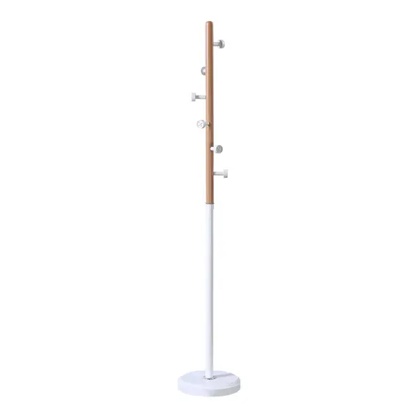 Cuier Metalic Sinem, Metal, Alb-Natural, 30x175 cm