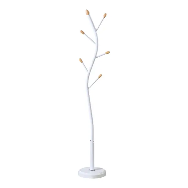 Cuier Portu Alb 30x30x170 cm