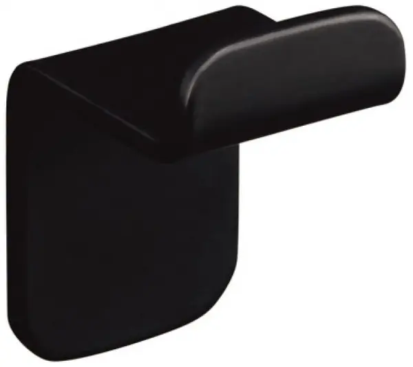 Cuier simplu Inter Ceramic -Eleanor, neagră