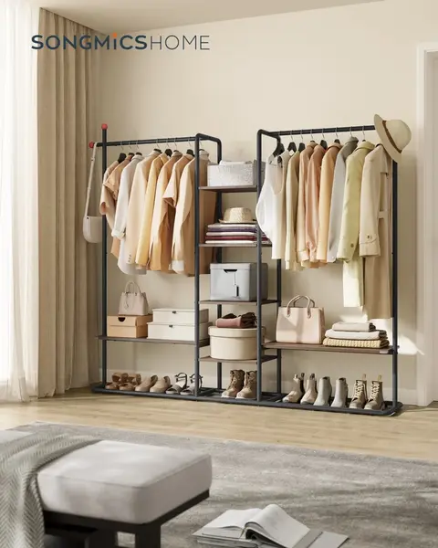 Cuier SONGMICS HOME Natural 33.8x163.6x175.3 cm