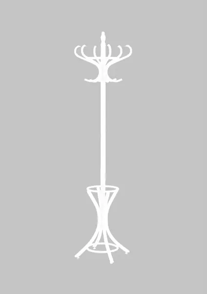 Cuier W30 alb H188 cm