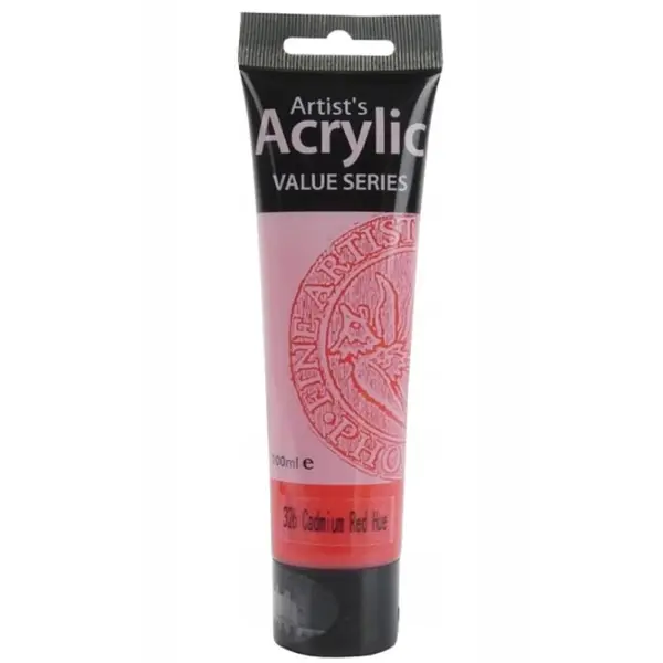 Culoare Acrilica Artists Acrylic Phoenix, Cadmium Red Hue, 100 ml