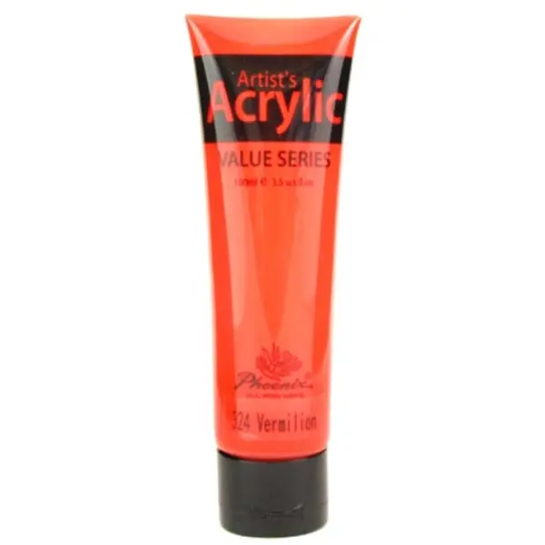 Culoare Acrilica Artists Acrylic Phoenix, Vermilion, 100 ml