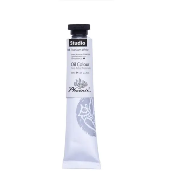Culoare in Ulei Artist Phoenix, Titanium White, 50 ml