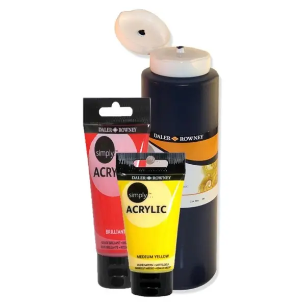 Culori acrilice Simply Daler Rowney - Dark Blue - 75 ml