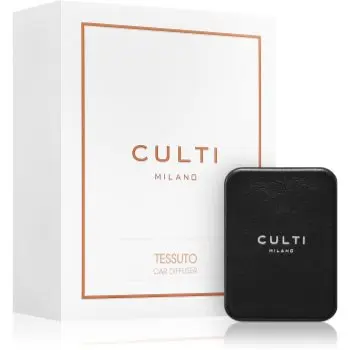 Culti Milano Car Diffuser Black Tessuto parfum pentru masina + refill