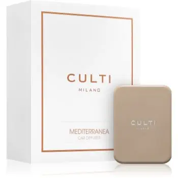 Culti Milano Car Diffuser Taupe Mediterranea parfum pentru masina + refill