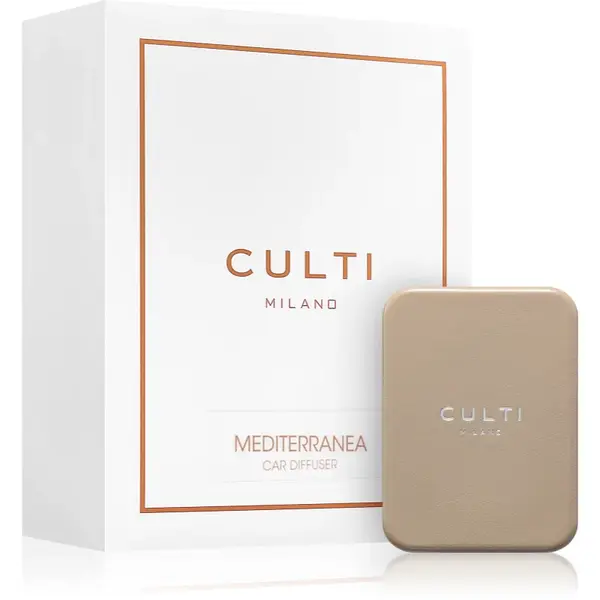 Culti Milano Car Diffuser Taupe Mediterranea parfum pentru masina + refill 73x53 cm