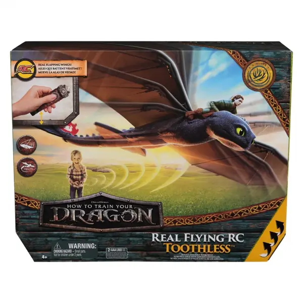 CUM SA ITI DRESEZI DRAGONUL FIGURINA DRAGON TOOTHLESS ZBURATOR CU TELECOMANDA