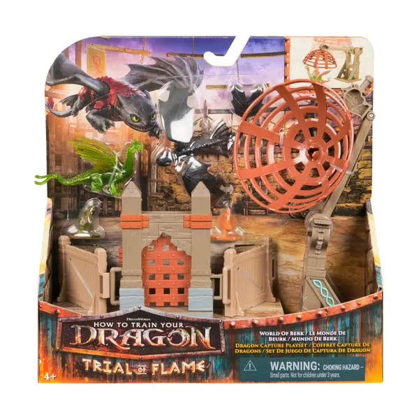 CUM SA ITI DRESEZI DRAGONUL INCERCAREA FLACARII SET DE JOACA ARENA DE ANTRENAMENT LUMEA LUI BERK