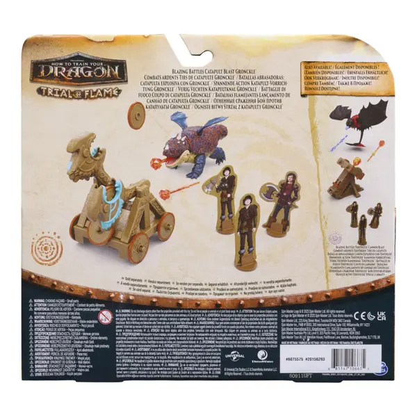 CUM SA ITI DRESEZI DRAGONUL INCERCAREA FLACARII SET DE JOACA CATAPULTA EXPLOZIE SI DRAGONUL GRONCKLE