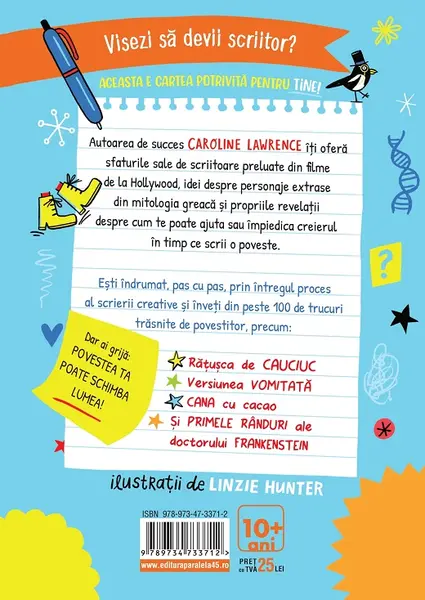 Cum sa scrii o poveste grozava | Caroline Lawrence