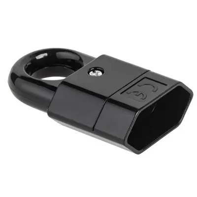 Cupla plata 230V culoare neagra Rebel URZ3016