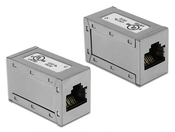 Cupla RJ45 cat 6A, ecranata, Delock 86165