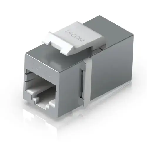 Cupla Ubiquiti UACC-KEYSTONE-COUPLER-C6A, Cat. 6A, Keystone, 12 bucati