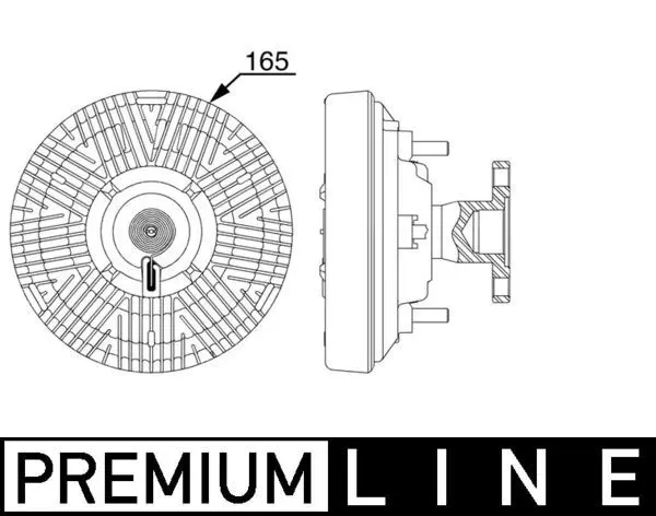 Cupla, ventilator radiator MAHLE BEHR *** PREMIUM LINE *** CFC 258 000P