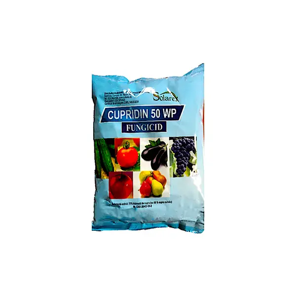 Cupridin 1 kg fungicid contact cupric Solarex (mar, par, gutui, mosmon, tomate, vinete, castraveti, cais, cires, nectarin, piersic, prun) - Default Title