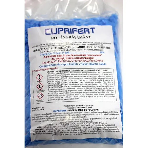 Cuprifert 1 kg (sulfat de Cupru) - Default Title