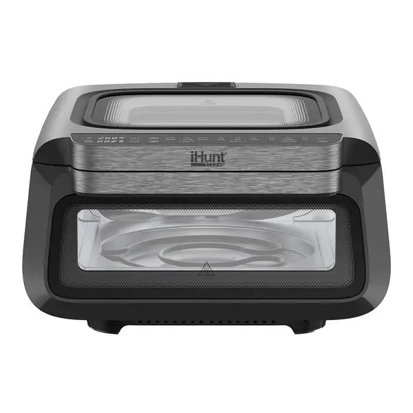 Cuptor cu Aer Cald iHunt Bro Pizza Air Fryer ULTRA FAST, 13L, 2100W, Pizza Oven 380 C, Air Fryer 3 A n 1, 18 Programe, Incalzire 360 , Control Touch
