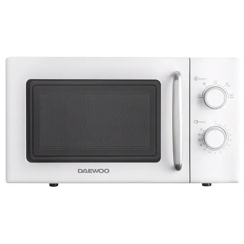 Cuptor cu microunde Daewoo D-6S20W-2, 700 W, 20 l, Oprire automata, Temporizator, 5 trepte putere (Alb)