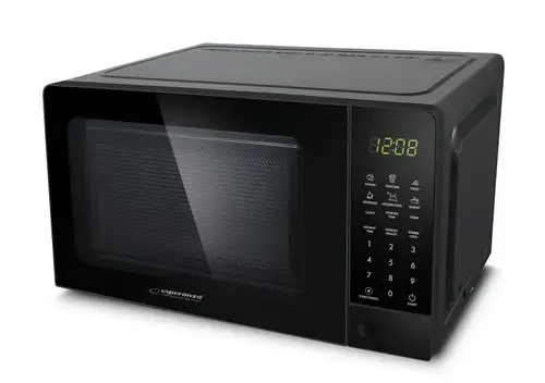 Cuptor cu microunde Esperanza EKO009, 1100W, Display Tactil, 20 L (Negru)