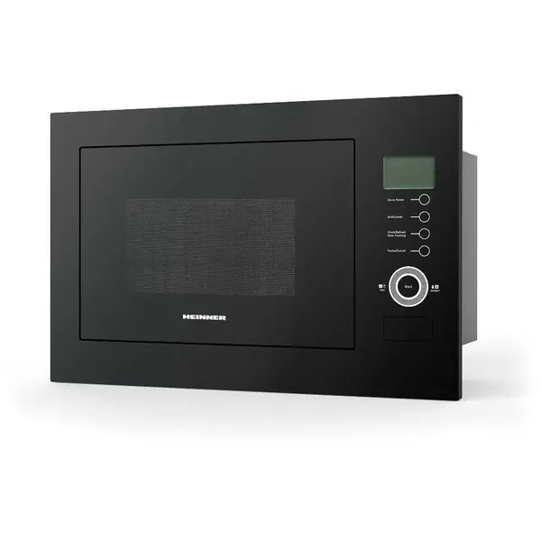 Cuptor cu microunde incorporabil Heinner HMW-25BIGBK, 25 l, 900 W