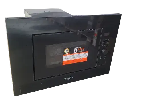 Cuptor cu microunde incorporabil Whirlpool WMF201G, Capacitate 20l, Putere 800 W, Grill, Jet Start, Jet Defrost, Negru