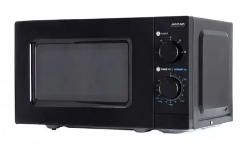 Cuptor cu microunde MPM MPM-20-KMM-11, 700 W, 20 L, Dezghetare, Timer, 5 trepte de incalzire (Negru)