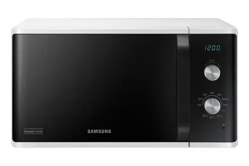 Cuptor cu microunde Samsung MG23K3614AW, 23 l, 1250 W, Diplay LED, 6 trepte putere, Timer, Grill (Alb)