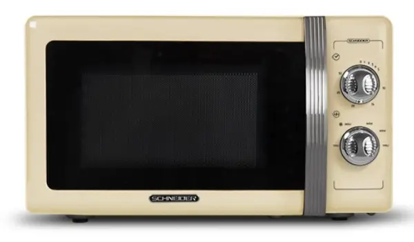 Cuptor cu microunde Schneider - SMW20VCR, 700W, 20 l, cremă