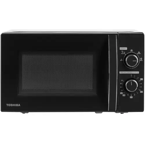 Cuptor cu microunde Toshiba MWP-MM20PBK, 20 l, Control mecanic, 700 W, 5 nivele putere, Iluminare LED (Negru)