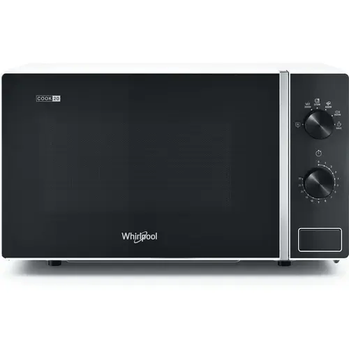 Cuptor cu microunde Whirlpool MWP101W, 20 l, 700 W, 6 trepte putere, Timer, Mod ECO (Alb)