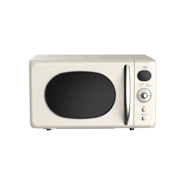 Cuptor cu microunde Zilan ZLN1245 RETRO, Putere 700W, Capacitate 20L, Functie de dezghetare, Afisaj digital, Temporizator