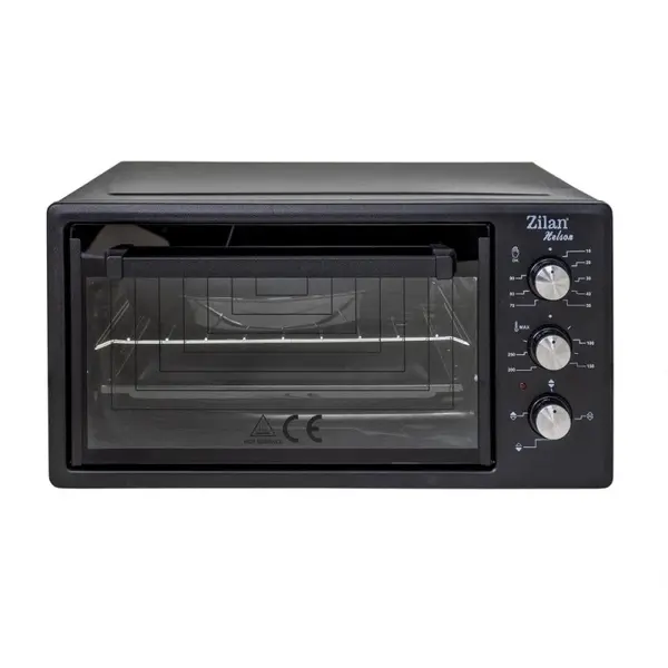 Cuptor Electric, 2 Tavi Incluse, Temperatura Maxima 300 Grade, Timer 90 Minute, Putere 1500W, Capacitate 45 l, Negru