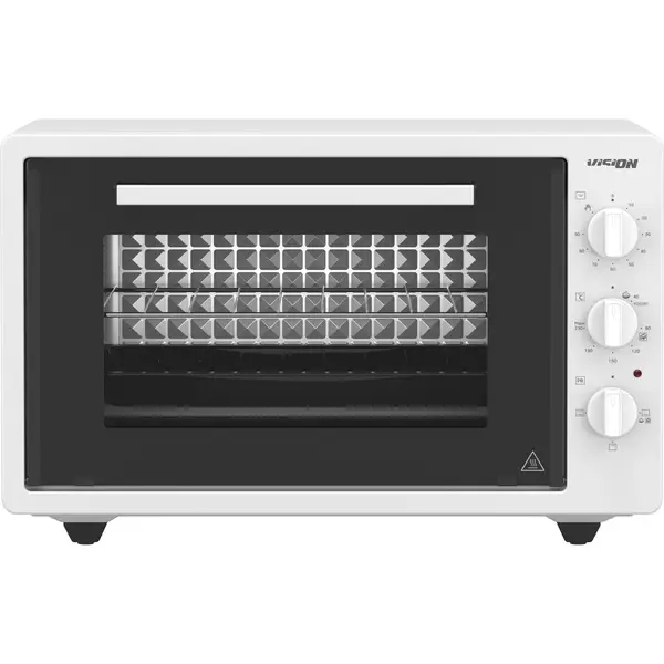 Cuptor electric Vision Chef VCE37A, 1300 W, 37 l, 3 functii coacere, Timer 90 min, Alb