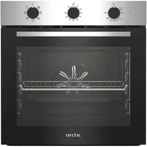 Cuptor incorporabil Arctic ARVIE1110XD, Electric, 71 l, AeroCooking, 6 functii, Clasa A (Inox)