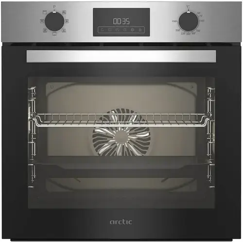 Cuptor incorporabil Arctic ARVIE1130XM, Electric, 71 l, Autocuratarea catalica, Timer digital, Grill, Clasa A (Inox)