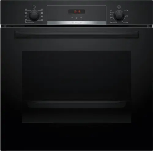 Cuptor incorporabil Bosch HBA534BB3, Electric, 71 L, Autocuratare hidrolitica, EcoClean Direct, 3D HotAir, HotAir Gentle, Grill, Clasa A+ (Negru)