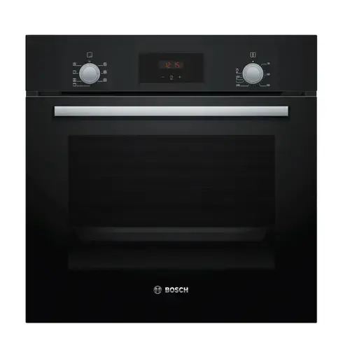 Cuptor incorporabil Bosch HBF133BA0, Electric, 66L, Clasa A, EcoClean, 3300 W (Negru)