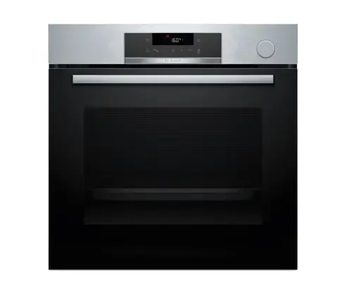 Cuptor incorporabil Bosch HRG532BS3, 71 L, Electric, Multifunctional, 8 functii, Grill, Touch control, Added Steam, Air Fry, AutoPilot15, Autocuratare EcoClean + hidrolitica, Clasa A+ (Inox)