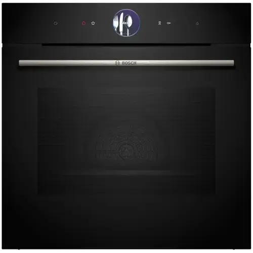 Cuptor incorporabil Bosch HRG7361B1, Electric, 71 l, Multifunctional, 20 functii , Added Steam, Autocuratare EcoClean Direct, Grill, Air Fry, Home Connect, Clasa A+, Negru