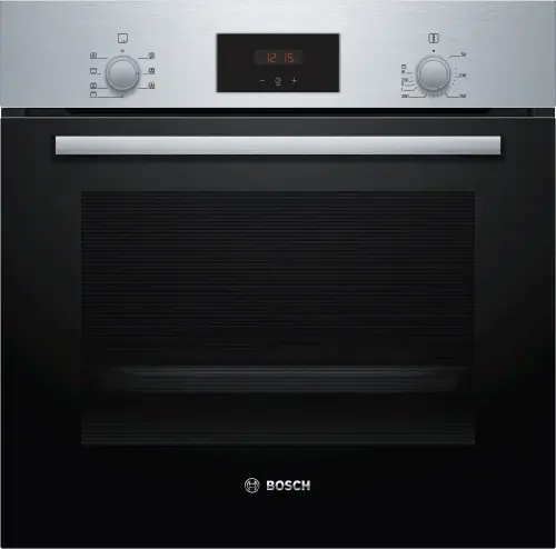 Cuptor incorporabil BOSCH Seria 2 HBF133BR0, 66 l, Grill, Clasa A, 5 programe, Curatare ecoClean, 60 cm (Inox)